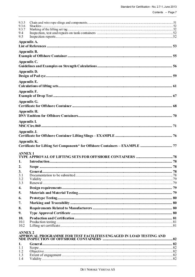 Dnv 2.7-1 Pdf